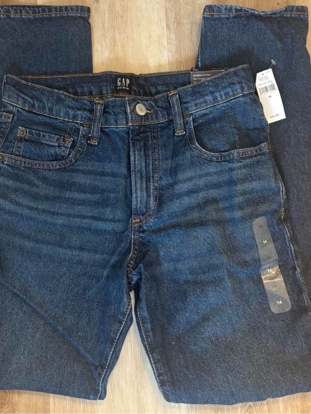 GAP Kids Dark Indigo Blue Denim Jeans